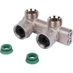 Перекрестный узел подключения Meibes Тип E2/50 угловой, 3/4 BPx3/4 HP