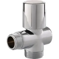 Кран шаровой угловой Itap 255 1/2х3/4х1/2 для стиральных машин трехходовой