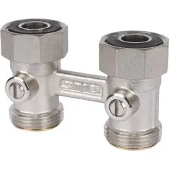 Узлы нижнего подключения для радиаторов Meibes Standart line Тип D2/50 прямой, 3/4 BPx3/4 HP 5/25