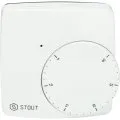 Проводной электронный термостат STOUT WFHT-BASIC со светодиодом