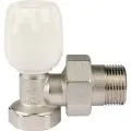Клапан ручной терморегулирующий STOUT SVRs с неподъемным шпинделем, угловой 3/4