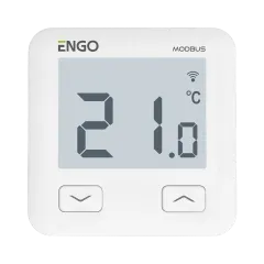 Терморегулятор ENGO Controls Wi-Fi с MODBUS, 230В, встраиваемый, белый