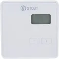 Проводной комнатный регулятор STOUT R-10b, белый