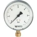 Манометр радиальный WATTS 100мм 1/2 давление 6 бар