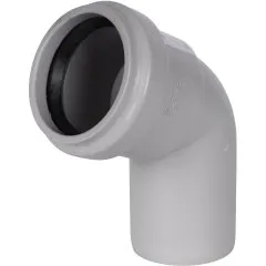 Отвод канализационный бесшумный STOUT D 58 х 67°