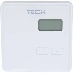 Беспроводной двухпозиционный комнатный терморегулятор (белый) TECH R-8b