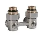 Двойной компакт-вентиль Watts для радиатора ECK 1/2” х 1/2”