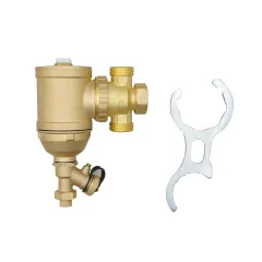 Магнитный сепаратор шлама ROMMER RFW-0080-255625 поворотный универсальный НР 1  корпус- латунь