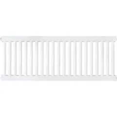 КЗТО РС 1-500-21 1/2 Радиатор стальной трубчатый RAL 9016 (кронштейны в комплекте)