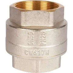 Клапан обратный пружинный муфтовый с металлическим седлом ROMMER 2