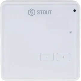 Беспроводной комнатный регулятор STOUT R-8z, белый