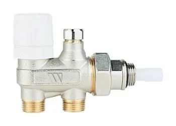 Четырехходовой никелированный вентиль Watts 102M