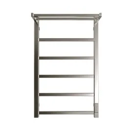 Полотенцесушитель STOUT электрический JAZZ quadro 80*50 Полированный с полкой