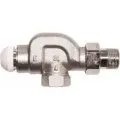 Термостатический клапан HERZ ГЕРЦ TS-E, угловой, осевой, специальный 1/2