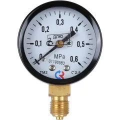 Манометр общетехнический РОСМА 50 мм 150 градусов 1/4 давление 0.6 МРа радиальное присоединение ТМ-210Р