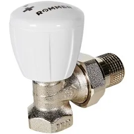 Клапан ручной регулирующий ROMMER RVR-0002-100015 угловой 1/2