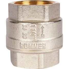 Клапан обратный пружинный муфтовый с металлическим седлом ROMMER 11/4