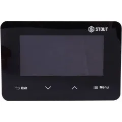 Беспроводной комнатный двухпозиционный регулятор STOUT ST-293v2, черный