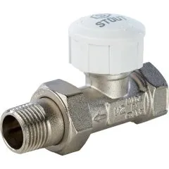 Клапан термостатический STOUT прямой 1/2, SVT-0001-000015