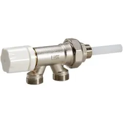 4х-ходовой термостатический клапан LUXOR MT 2582 3/4 для однотрубных систем M24x19, с маховичком ручного управления VT 2600