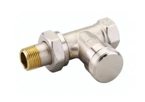 Клапан запорный угловой никелированный Danfoss RLV-15