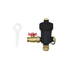 Магнитный сепаратор шлама ROMMER RFW-0080-256620 для настенных котлов НР 3/4 x НГ 3/4  корпус- композит