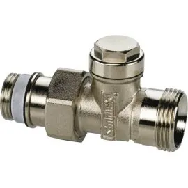 Вентиль на обратную подводку Meibes прямой, никелированный, 1/2 х3/4