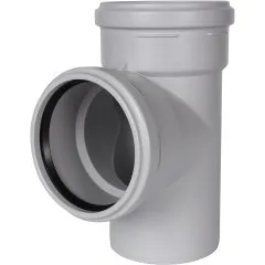 Тройник канализационный бесшумный STOUT D 110 x 110 / 87,5°