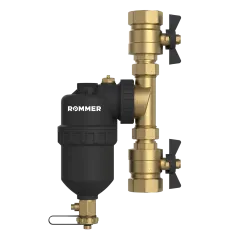 Магнитный сепаратор шлама ROMMER RFW-0081-000832 поворотный, ВР 1 1/4   корпус- композит