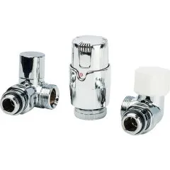 Термостатический комплект LUXOR 1/2 EK угловой левосторонний KT 273/A