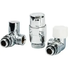 Термостатический комплект LUXOR 1/2 EK угловой левосторонний KT 273/A