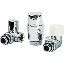 Термостатический комплект LUXOR 1/2 EK угловой левосторонний KT 273/A