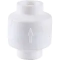 Обратный клапан Kalde d=20 для полипропиленовых труб под сварку (цвет белый)