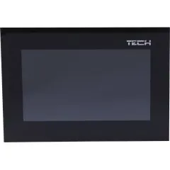 Комнатный двухпозиционный  регулятор цветной (стекло 2мм) черный TECH ST-283