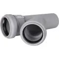 Тройник канализационный бесшумный STOUT D 58 x 58 / 45°