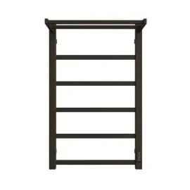 Полотенцесушитель STOUT электрический JAZZ quadro 80*50 Черный матовый с полкой