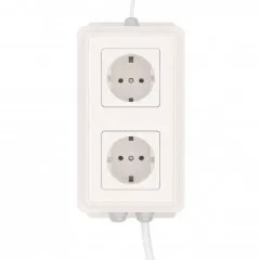 Блок управления 2-мя розетками проводной Ectocontrol ec01021