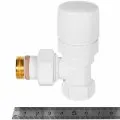 Клапан термостатический STOUT Design белый, угловой 1/2