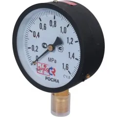 РОСМА Манометр стандартный 100 мм 150 градусов 1/2 давление 1.6 МРа ТМ-510Р 00000006833