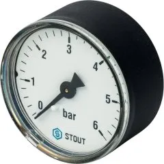 Манометр аксиальный STOUT 50 мм