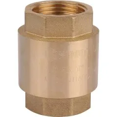 Клапан обратный пружинный муфтовый STOUT с пластиковым седлом