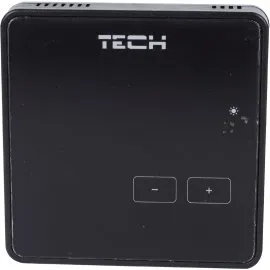 Беспроводной комнатный терморегулятор черный TECH R-8z