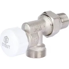 Клапан термостатический осевой STOUT 1/2 х 3/4 ЕК