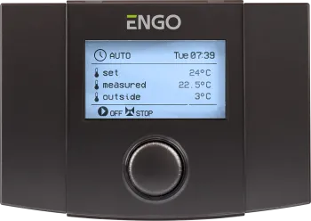 Погодный терморегулятор контура отопления ENGO Controls EWT100