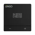 Проводной Терморегулятор ENGO Controls, накладной, на батарейках, черный