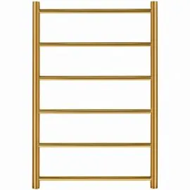 SHQ-J8RR-008050 STOUT полотенцесушитель электрический JAZZ round 80*50 Золотой Хром 585