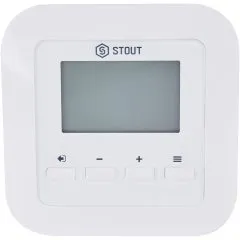Проводной комнатный двухпозиционный регулятор STOUT ST-295v3, белый