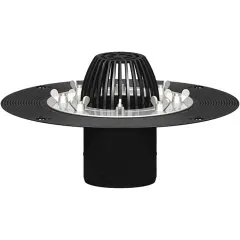 Кровельная воронка Sinikon с увеличенным корпусом с электрообогревом