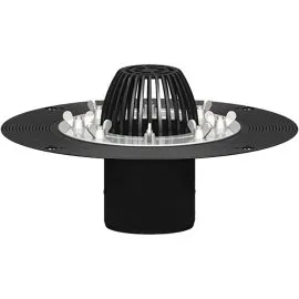 Кровельная воронка Sinikon с увеличенным корпусом с электрообогревом