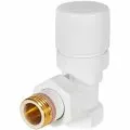 Клапан термостатический STOUT Design белый, угловой 1/2